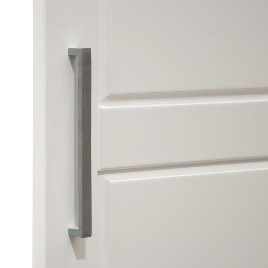 100% Solid Wood 4-Door Wardrobe Armoire with Raised Panel Doors, Bedroom Closet Storage - Cosmo Collection