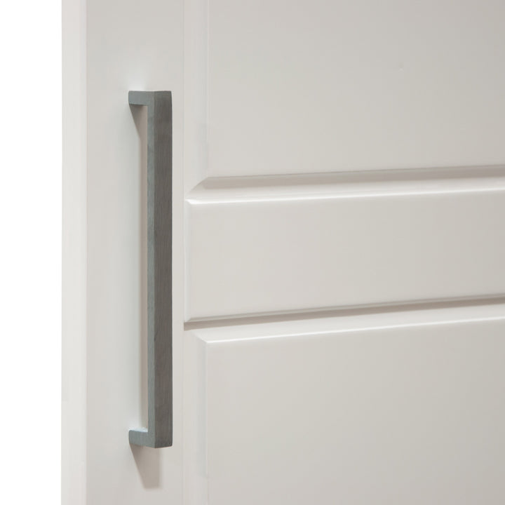 100% Solid Wood 4-Door Wardrobe Armoire with Raised Panel Doors, Bedroom Closet Storage - Cosmo Collection