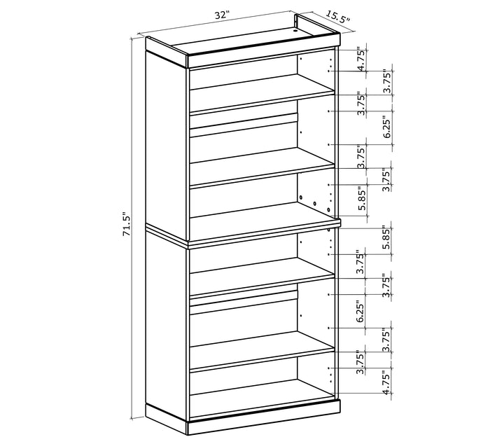 32" Oak Cabinet Dimensions