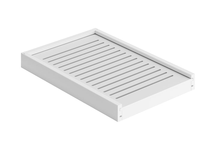 100% Solid Wood Ziva 3-Door Cat Litter Box Enclosure with Litter Catch