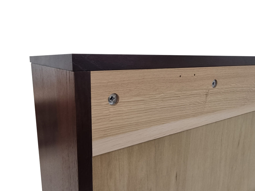 Premium 100% Solid European Oak Hardwood Bathroom Storage Cabinet with Shaker Doors – 16" Wide, 71.5" Tall