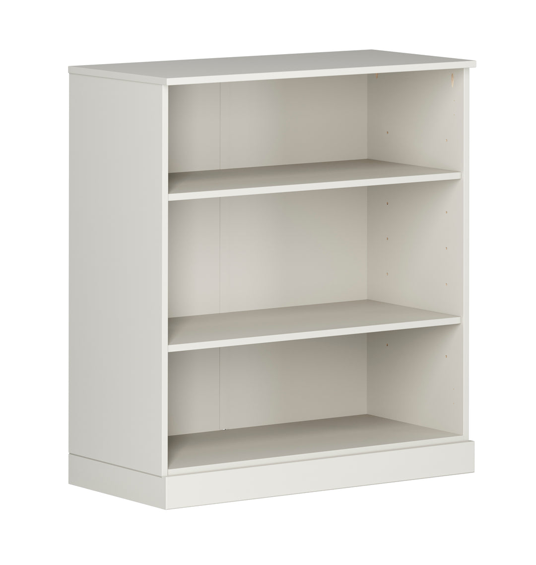 100% Solid Wood 3-Shelf Bookcase, Open Storage Bookshelf with Adjustable Shelves, 32" W x 35.75" H