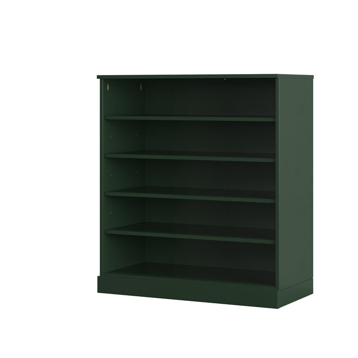 100% Solid Wood Open Shoe Storage Cabinet with Adjustable Shelves, Space Saving Stackable Entryway Organizer, 32" W x 35.75" H