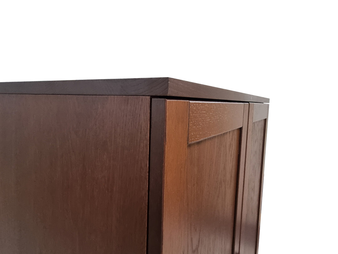 Premium 100% Solid European Oak Hardwood Bathroom Storage Cabinet with Shaker Doors – 32" Wide, 71.5" Tall