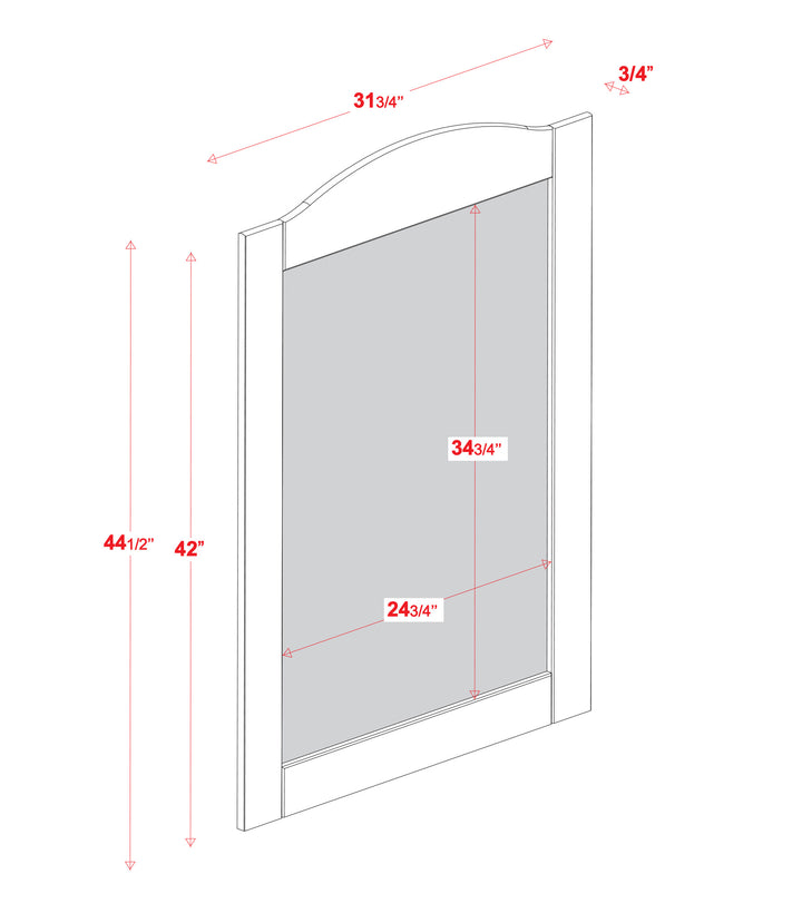 100% Solid Wood Frame Mirror, Bed Accessories - Palace Imports