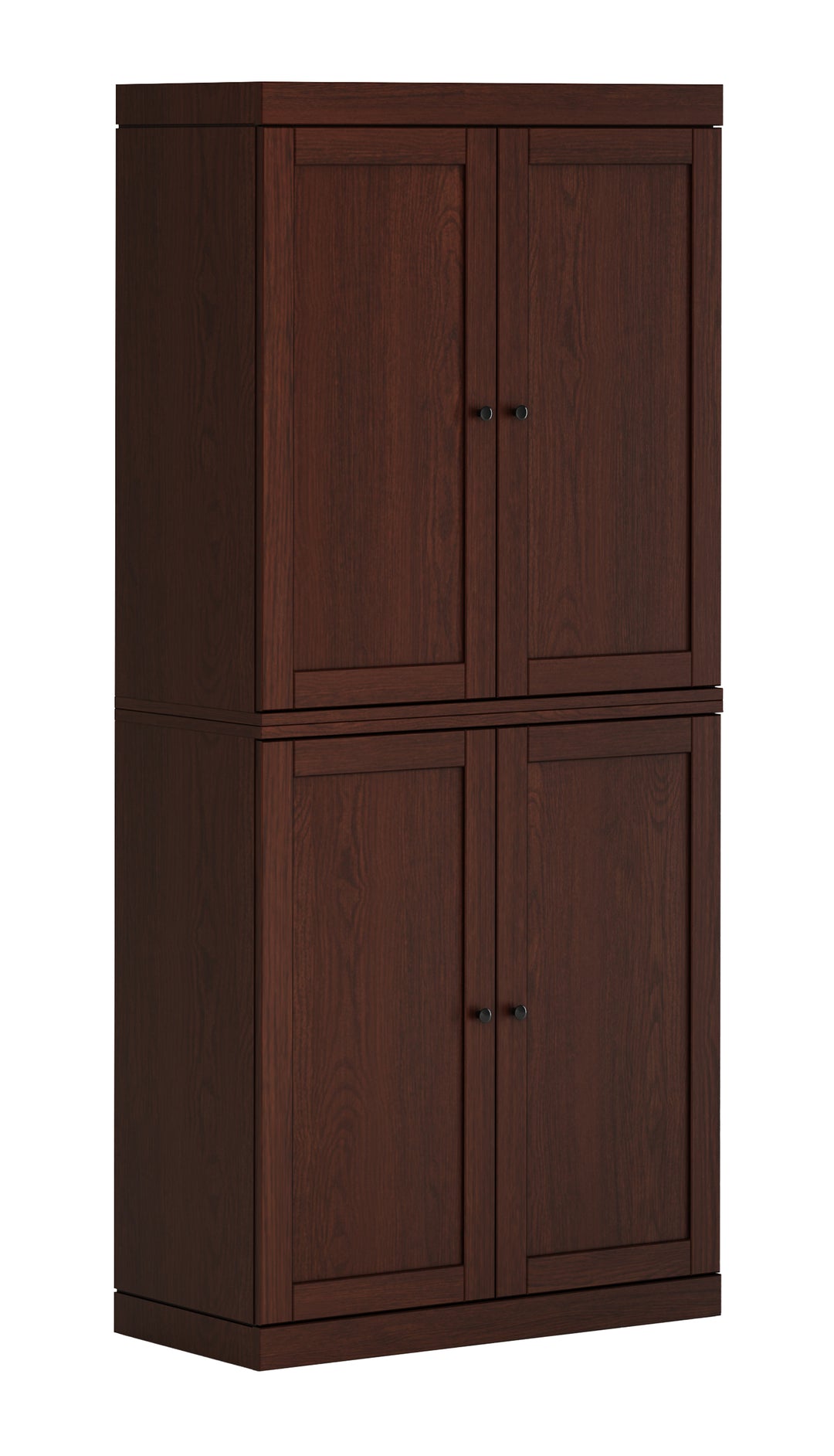 Premium 100% Solid European Oak Hardwood Bathroom Storage Cabinet with Shaker Doors – 32" Wide, 71.5" Tall
