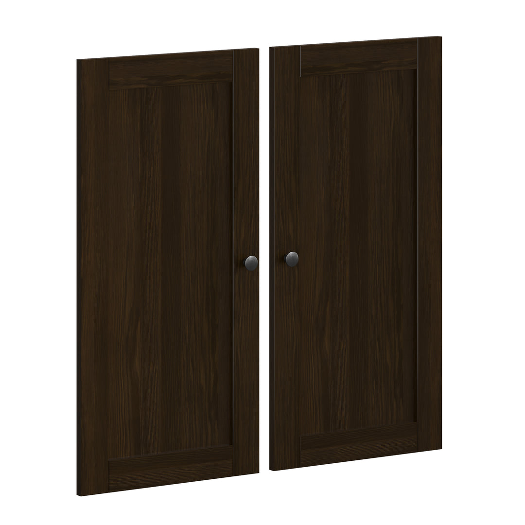 100% Solid Wood Modular Shaker Double Doors for Pantries, Sideboards, Bookcases, Bathroom Storage Cabinets