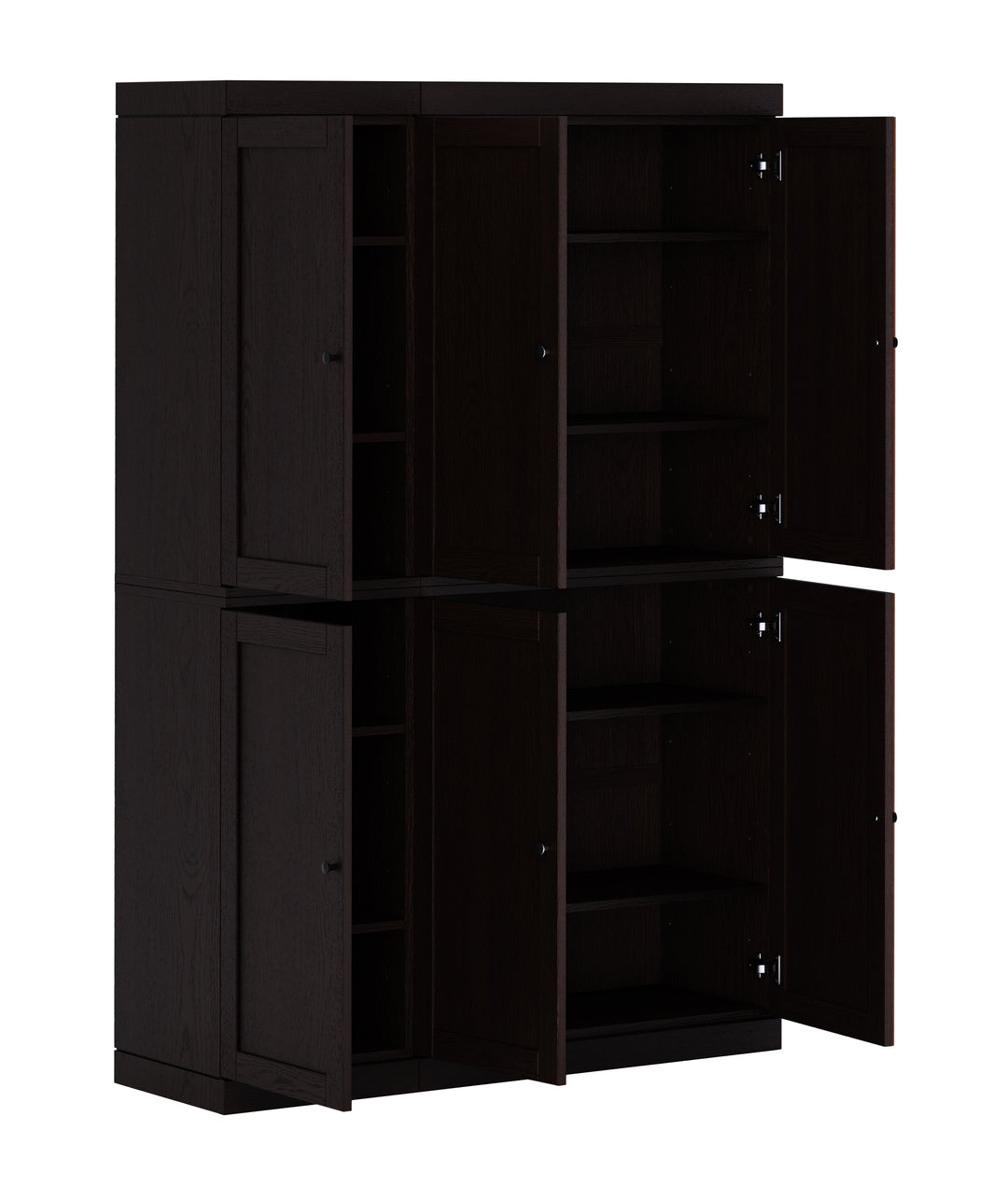 Premium 100% Solid European Oak Hardwood Modular Dining Room Cabinet with Shaker Doors – 48" Wide, 71.5" Tall