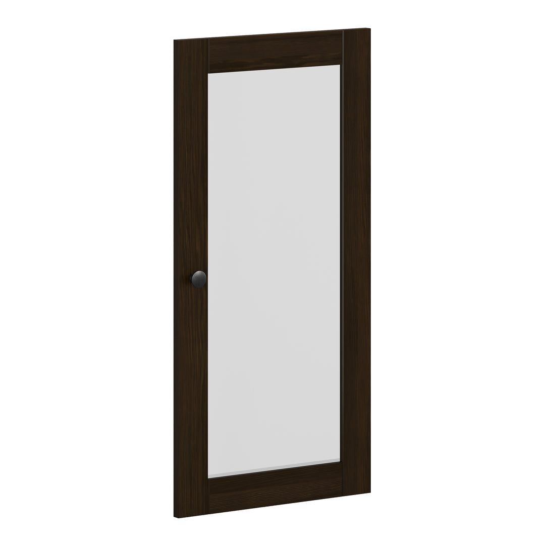 100% Solid Wood Modular Cabinet Clear Glass Door Kit