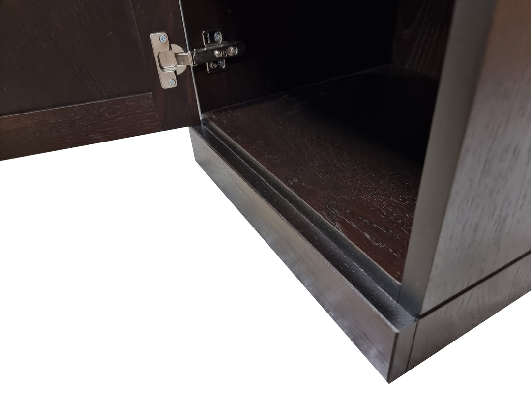 Premium 100% Solid European Oak Hardwood Bathroom Storage Cabinet with Shaker Doors – 16" Wide, 71.5" Tall