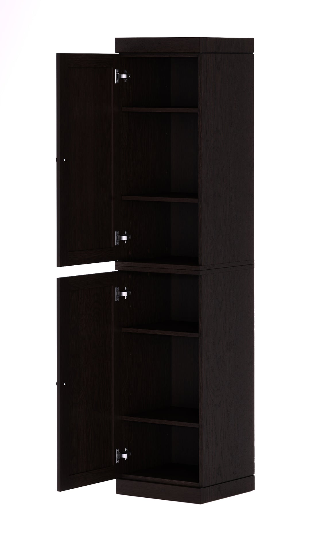 Premium 100% Solid European Oak Hardwood Modular Dining Room Cabinet with Shaker Doors – 16" Wide, 71.5" Tall