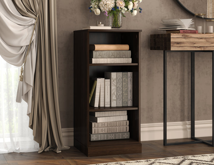 100% Solid Wood Modular Storage Cabinet with Adjustable Shelves, 16.5" Wide x 35.75" Tall