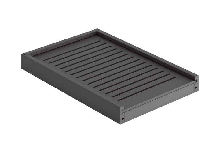 100% Solid Wood Ziva 3-Door Cat Litter Box Enclosure with Litter Catch