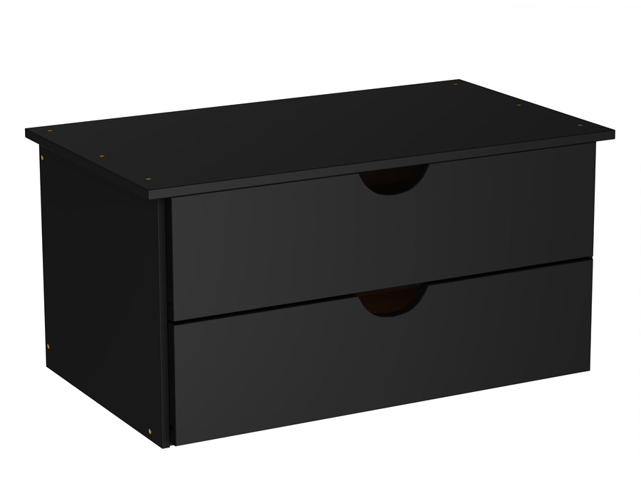 100% Solid Wood Cosmo Stackable 2-Drawer Internal Chest – Palace Imports