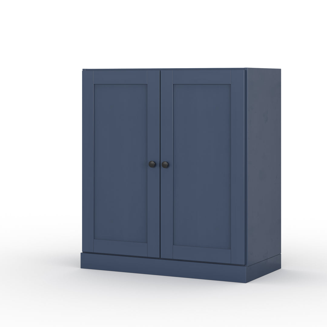 100% Solid Wood 32" Bathroom Cabinet with Shaker Wood Doors