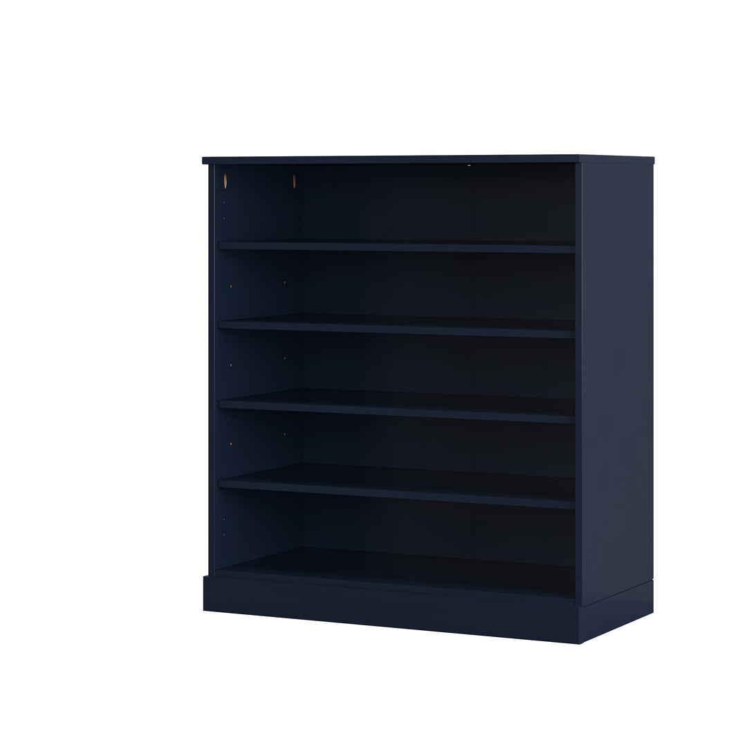 100% Solid Wood Open Shoe Storage Cabinet with Adjustable Shelves, Space Saving Stackable Entryway Organizer, 32" W x 35.75" H