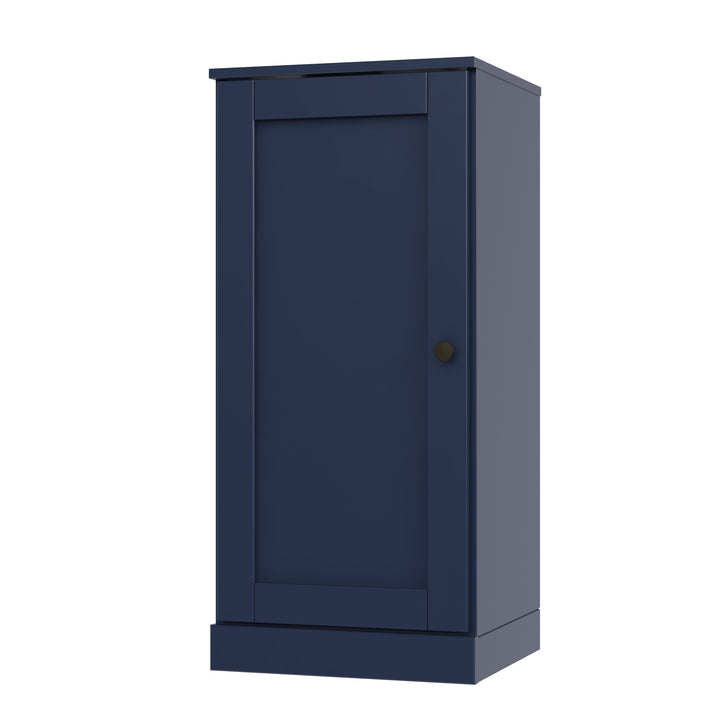 100% Solid Pine Wood Bathroom Storage Cabinet, Shaker Door, 4 Drawers, Adjustable Shelves, 16.5" Wide, 35.75" Tall