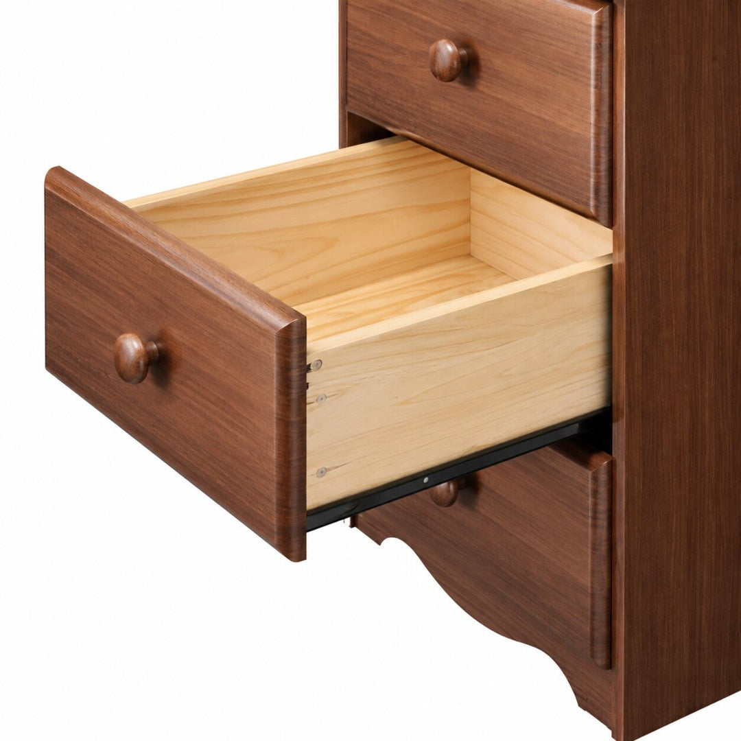 100% Solid Wood 3-Drawer Nightstand