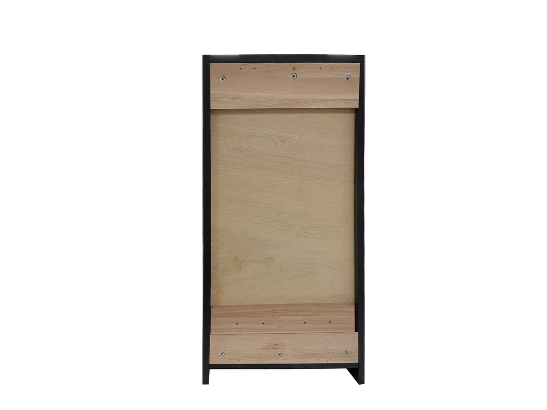 Premium 100% Solid European Oak Hardwood Bathroom Storage Cabinet with Shaker Doors – 16" Wide, 71.5" Tall