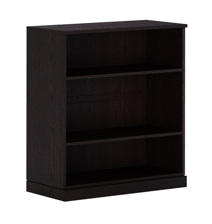 Premium 100% Solid European Oak Hardwood 3-Shelf Modular Bookcase – 32" Wide, 35.75" Tall