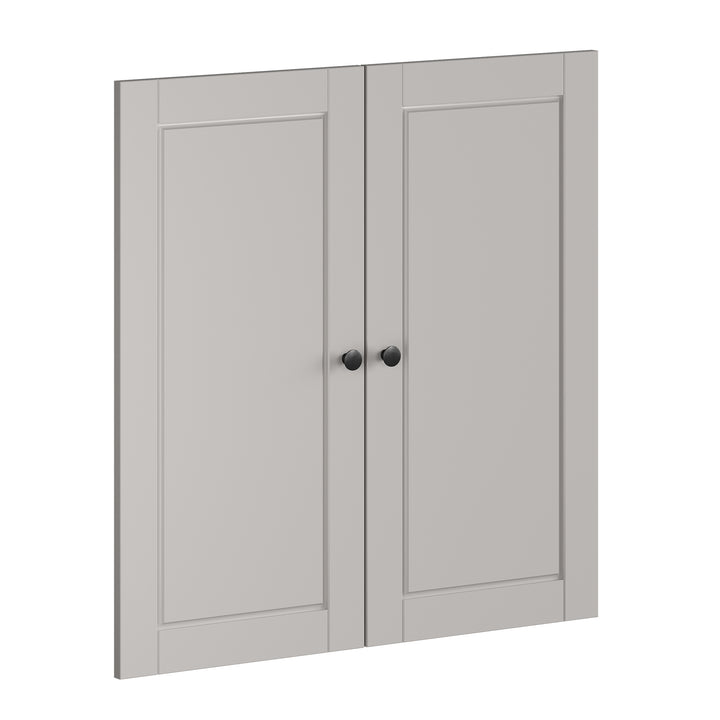 100% Solid Wood Modular Cabinet Raised Panel Double Door Kit
