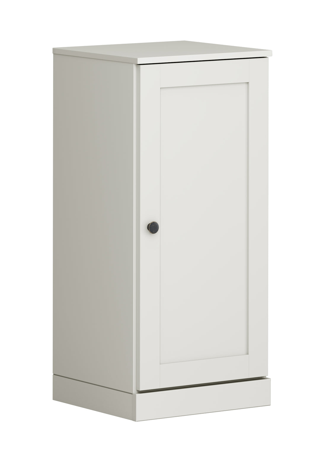 100% Solid Pine Wood Bathroom Storage Cabinet, Shaker Door, 4 Drawers, Adjustable Shelves, 16.5" Wide, 35.75" Tall