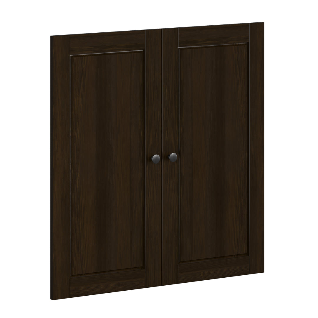 100% Solid Wood Modular Cabinet Raised Panel Double Door Kit