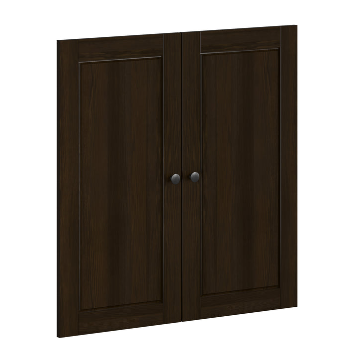 100% Solid Wood Modular Cabinet Raised Panel Double Door Kit