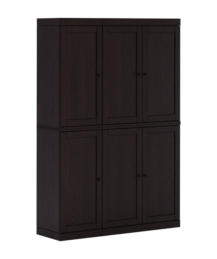 Premium 100% Solid European Oak Hardwood Modular Dining Room Cabinet with Shaker Doors – 48" Wide, 71.5" Tall