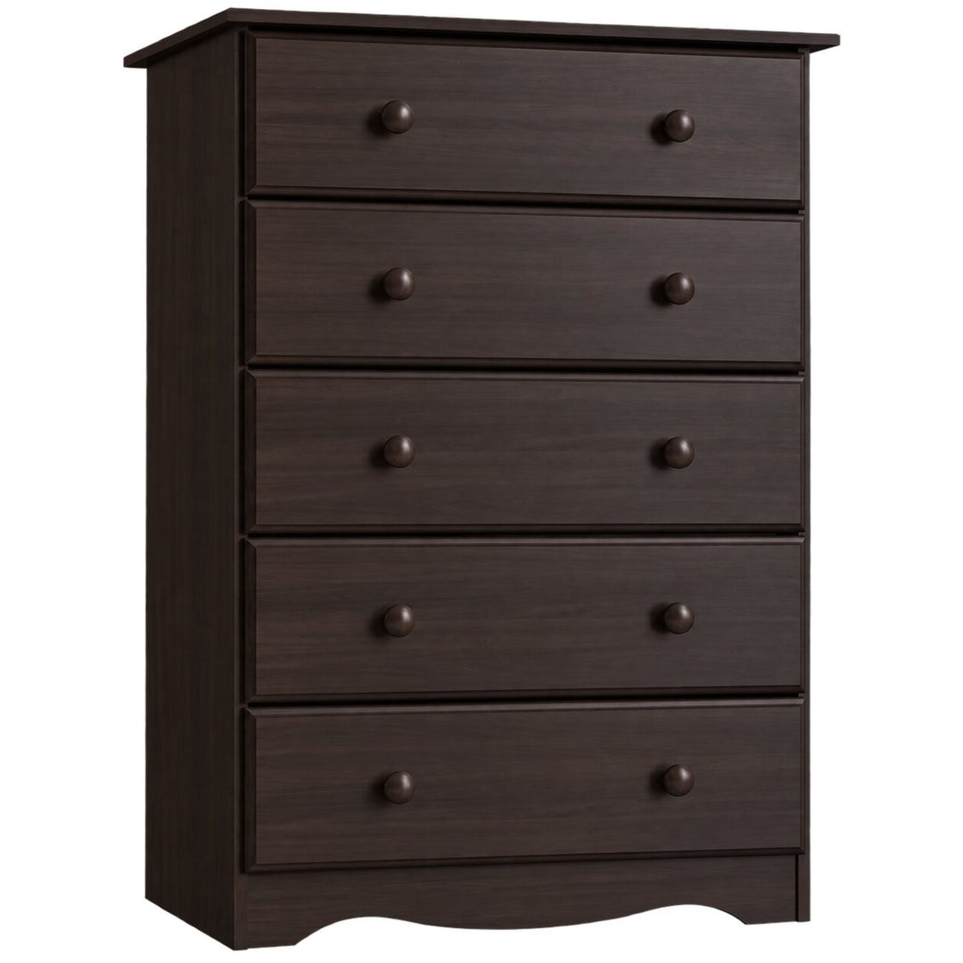 100% Solid Wood 5-Drawer Chest
