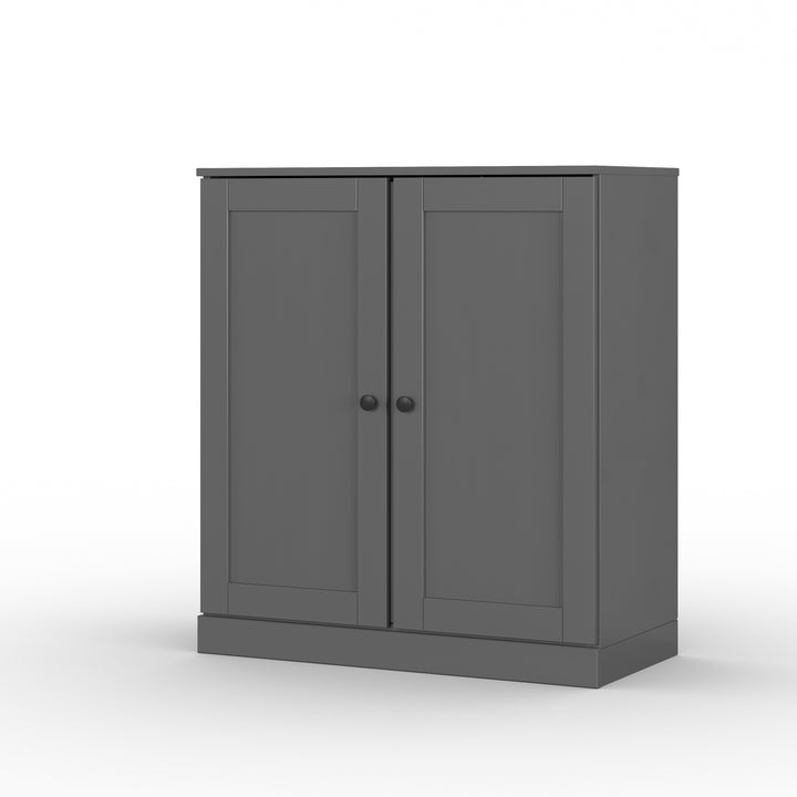 100% Solid Wood 32" Bathroom Cabinet with Shaker Wood Doors, 2-Drawers